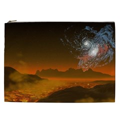 Galaxy Galaxies Bump Together Lava Cosmetic Bag (xxl)