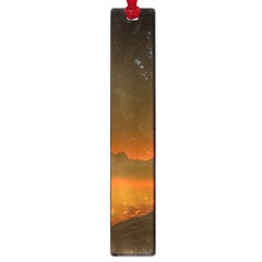 Galaxy Galaxies Bump Together Lava Large Book Marks by Simbadda