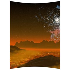 Galaxy Galaxies Bump Together Lava Back Support Cushion by Simbadda