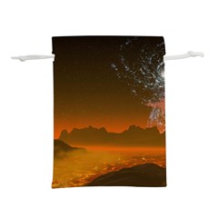 Galaxy Galaxies Bump Together Lava Lightweight Drawstring Pouch (s)