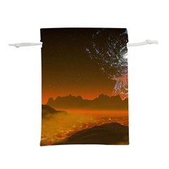 Galaxy Galaxies Bump Together Lava Lightweight Drawstring Pouch (l)