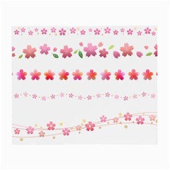 Sakura Border Cherry Blossom Small Glasses Cloth (2 Sides) by Simbadda