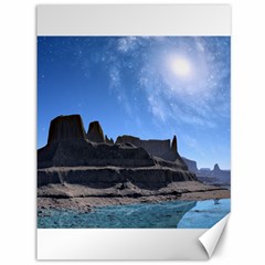 Mountains Galaxy Lake Landscape Canvas 36  X 48  by Simbadda