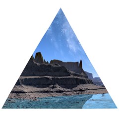 Mountains Galaxy Lake Landscape Wooden Puzzle Triangle