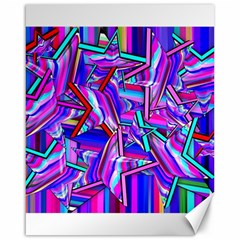 Stars Beveled 3d Abstract Canvas 16  X 20  by Mariart