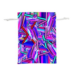 Stars Beveled 3d Abstract Lightweight Drawstring Pouch (s)