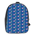 Memphis Pattern School Bag (Large) Front