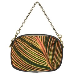 Leaf Patten Lines Colorful Plant Chain Purse (one Side) by Simbadda