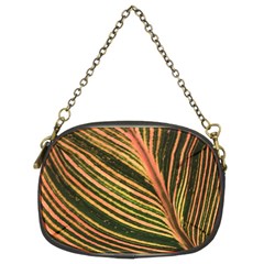 Leaf Patten Lines Colorful Plant Chain Purse (two Sides) by Simbadda