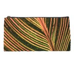 Leaf Patten Lines Colorful Plant Pencil Cases by Simbadda