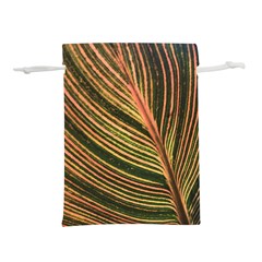 Leaf Patten Lines Colorful Plant Lightweight Drawstring Pouch (m) by Simbadda