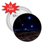 Lunar Landscape Star Brown Dwarf 2.25  Buttons (10 pack)  Front