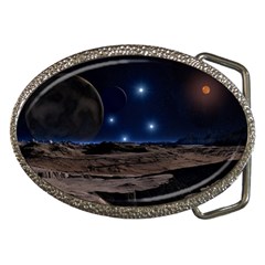 Lunar Landscape Star Brown Dwarf Belt Buckles by Simbadda