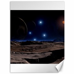 Lunar Landscape Star Brown Dwarf Canvas 36  X 48  by Simbadda