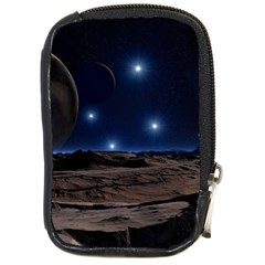 Lunar Landscape Star Brown Dwarf Compact Camera Leather Case by Simbadda