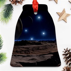 Lunar Landscape Star Brown Dwarf Ornament (bell) by Simbadda