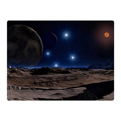 Lunar Landscape Star Brown Dwarf Double Sided Flano Blanket (mini)  by Simbadda