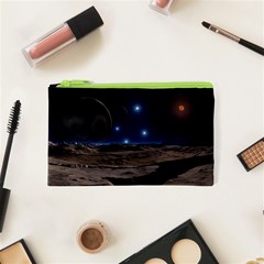 Lunar Landscape Star Brown Dwarf Cosmetic Bag (xs) by Simbadda