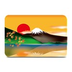 Mount Fuji Japan Lake Sun Sunset Plate Mats 18 x12  Plate Mat