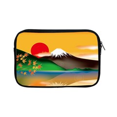 Mount Fuji Japan Lake Sun Sunset Apple Ipad Mini Zipper Cases by Simbadda