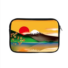 Mount Fuji Japan Lake Sun Sunset Apple Macbook Pro 15  Zipper Case by Simbadda