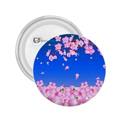 Sakura Cherry Blossom Night Moon 2 25  Buttons by Simbadda