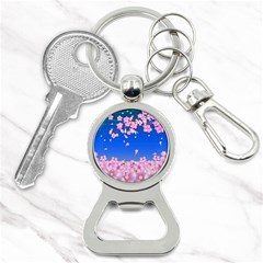 Sakura Cherry Blossom Night Moon Bottle Opener Key Chain by Simbadda