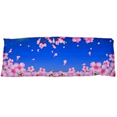 Sakura Cherry Blossom Night Moon Body Pillow Case (dakimakura) by Simbadda