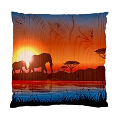 African Background Standard Cushion Case (one Side) by Simbadda