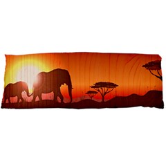 African Background Body Pillow Case Dakimakura (two Sides) by Simbadda