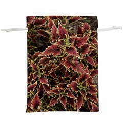 Plant Colorful Red Garden Leaves  Lightweight Drawstring Pouch (xl)