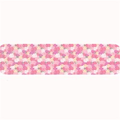 Peony Pattern Pink Scrapbookin Large Bar Mats by Simbadda