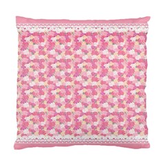 Peony Pattern Pink Scrapbookin Standard Cushion Case (one Side) by Simbadda