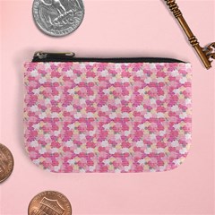 Peony Pattern Pink Scrapbookin Mini Coin Purse by Simbadda