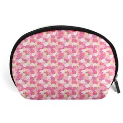 Peony Pattern Pink Scrapbookin Accessory Pouch (large) by Simbadda