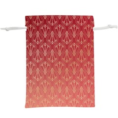 Red Gold Art Deco Art Deco Background  Lightweight Drawstring Pouch (xl) by Simbadda