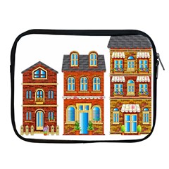 City Buildings Brick Architecture Apple Ipad 2/3/4 Zipper Cases by Simbadda