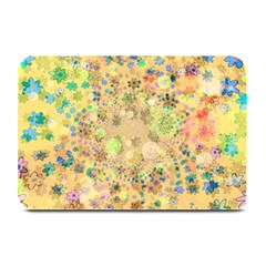 Flowers Color Colorful Watercolour Plate Mats by Simbadda