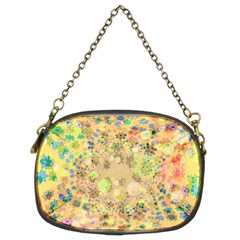 Flowers Color Colorful Watercolour Chain Purse (two Sides) by Simbadda