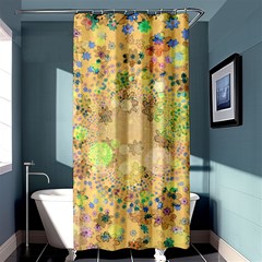 Flowers Color Colorful Watercolour Shower Curtain 36  X 72  (stall)  by Simbadda