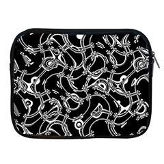 Unfinishedbusiness Black On White Apple Ipad 2/3/4 Zipper Cases by designsbyamerianna