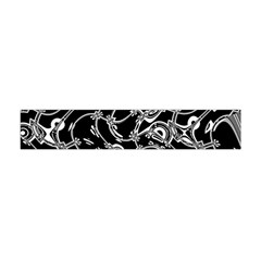 Unfinishedbusiness Black On White Flano Scarf (mini) by designsbyamerianna