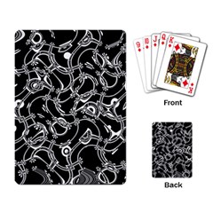 Unfinishedbusiness Black On White Playing Cards Single Design (rectangle)