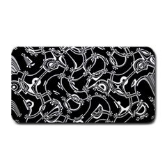 Unfinishedbusiness Black On White Medium Bar Mats by designsbyamerianna