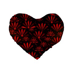 Zappwaits Cool Standard 16  Premium Heart Shape Cushions by zappwaits