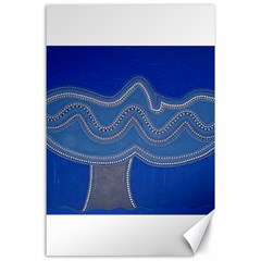 Whales Tale Canvas 24  X 36  by ACKO68STUDIO