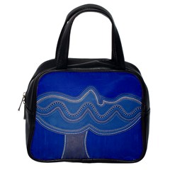 Whales Tale Classic Handbag (one Side) by ACKO68STUDIO