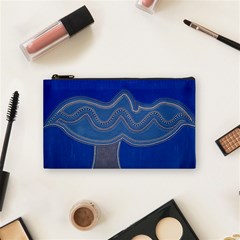 Whales Tale Cosmetic Bag (small) by ACKO68STUDIO