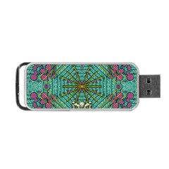 The Most Beautiful Rain Over The Stars And Earth Portable Usb Flash (two Sides) by pepitasart