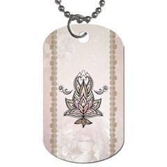 Elegant Decorative Mandala Design Dog Tag (one Side) by FantasyWorld7